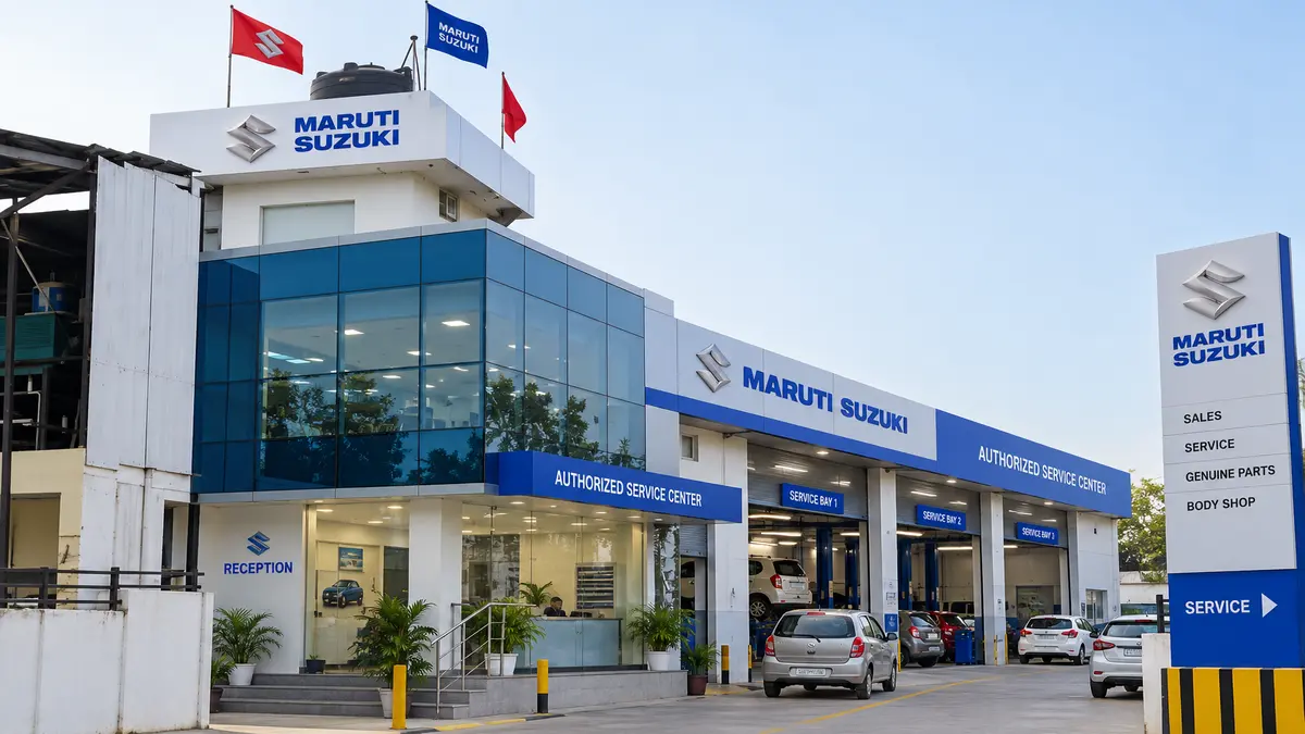 Mahalaxmi Motors — authorized Maruti Suzuki service center near Thanesar, 17 km on NH44