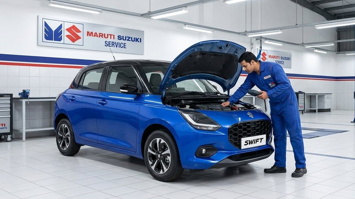 Maruti Swift service center at Mahalaxmi Motors, Shahabad Markanda